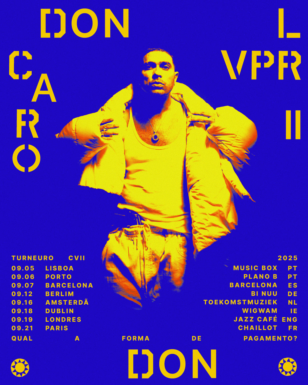 Camiseta iMigrante azul royal CARO Vapor II