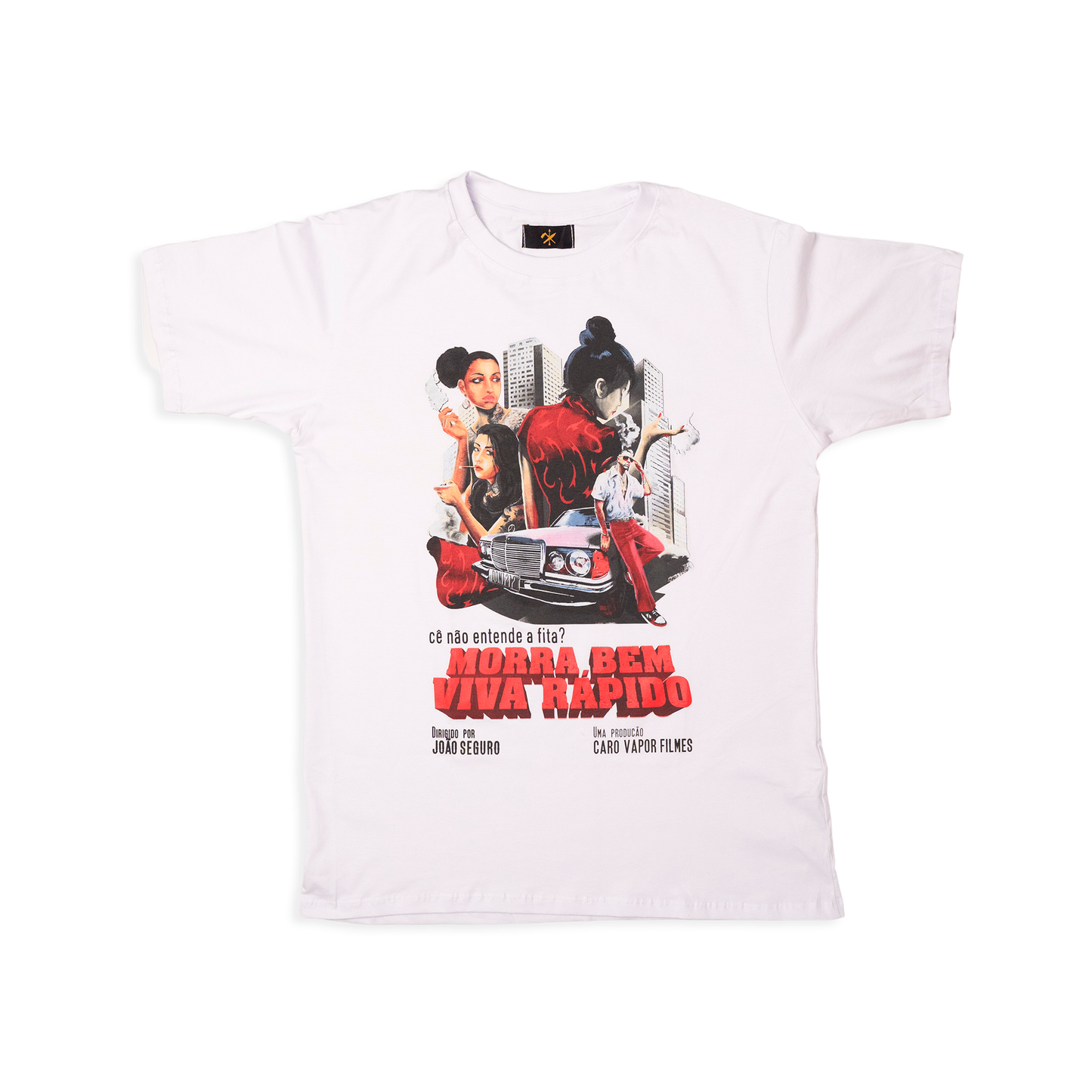 Camiseta Morra Bem Viva Rápido