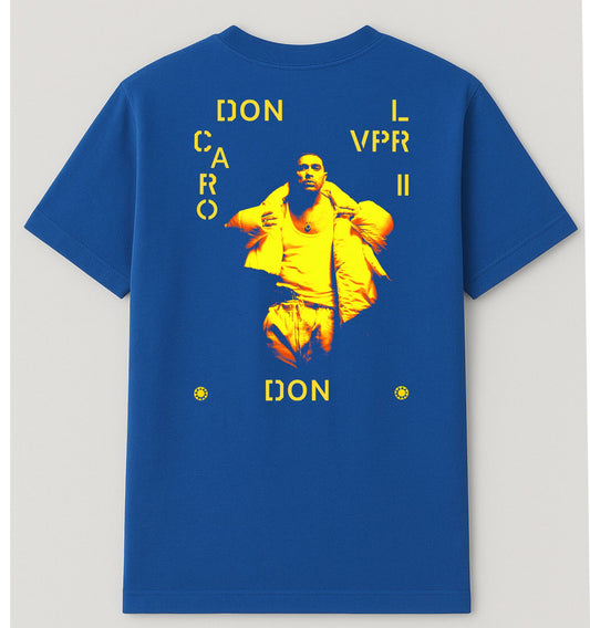 Camiseta iMigrante azul royal CARO Vapor II