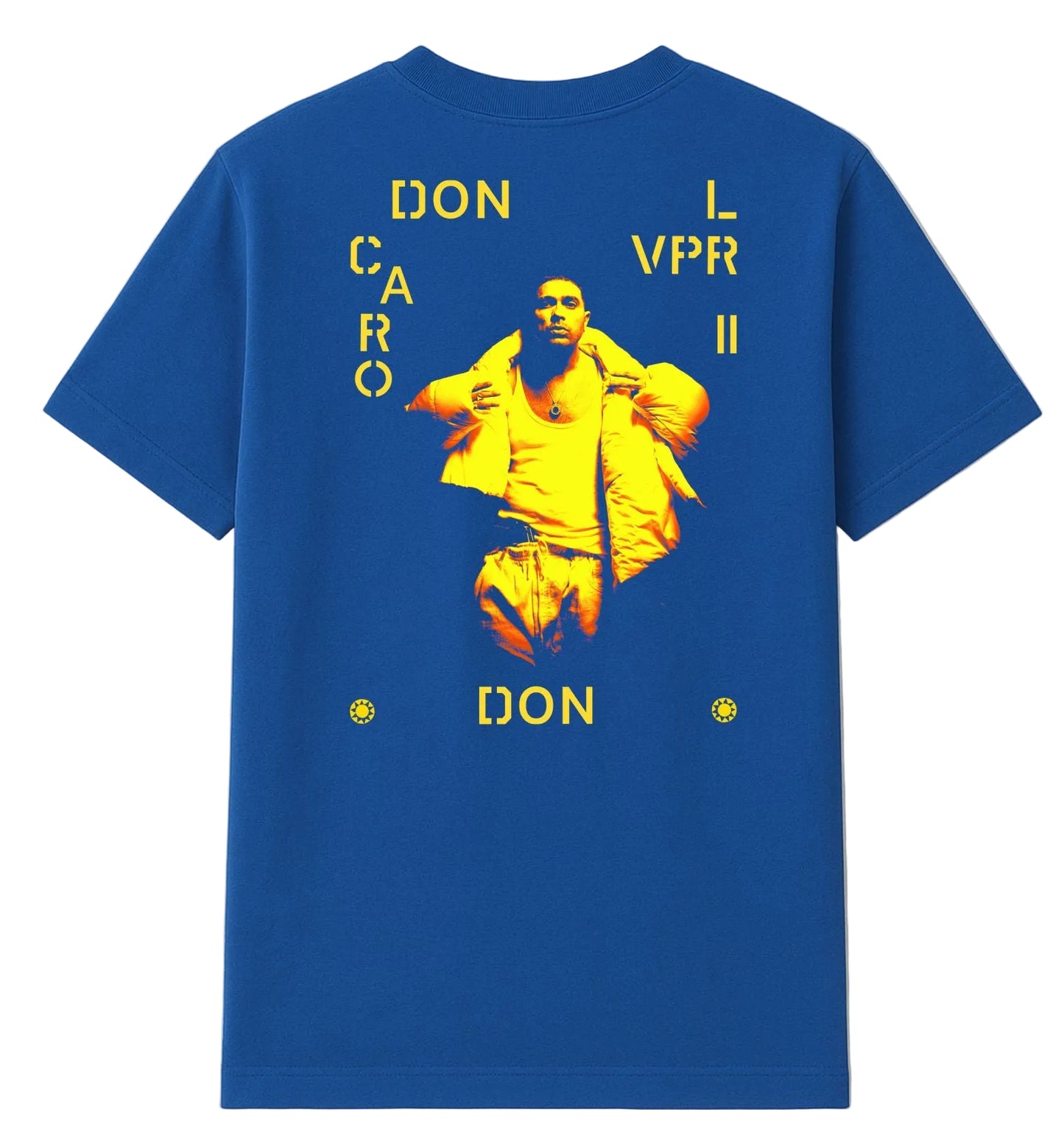 Camiseta iMigrante azul royal CARO Vapor II
