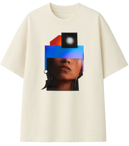 Camiseta CARO Vapor II Mar Off White Algodão Oversized