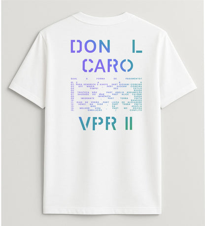 Camiseta CARO vapor II mar branca misto slim
