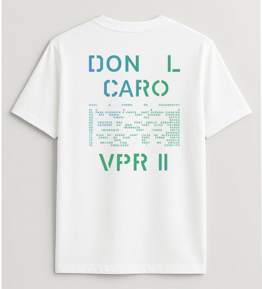 Camiseta CARO vapor II grana branca misto slim