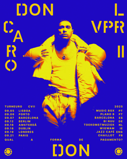 Camiseta iMigrante azul royal CARO Vapor II