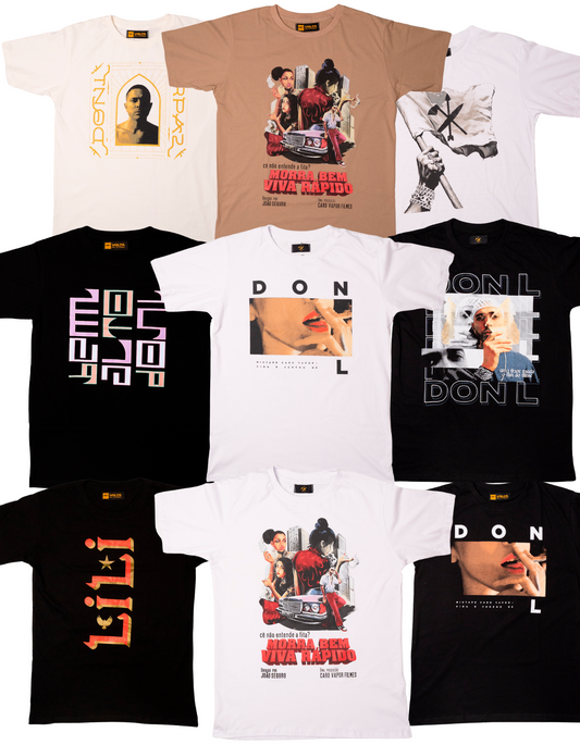 Combo Coleção 3 Camisetas Don L
