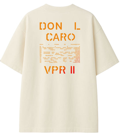 Camiseta CARO Vapor II Sol Off White Algodão Oversized