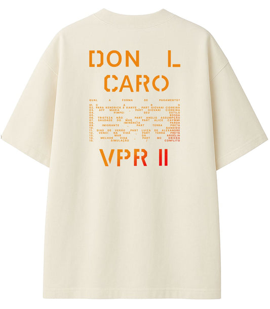 Camiseta CARO Vapor II Sol Off White Algodão Oversized